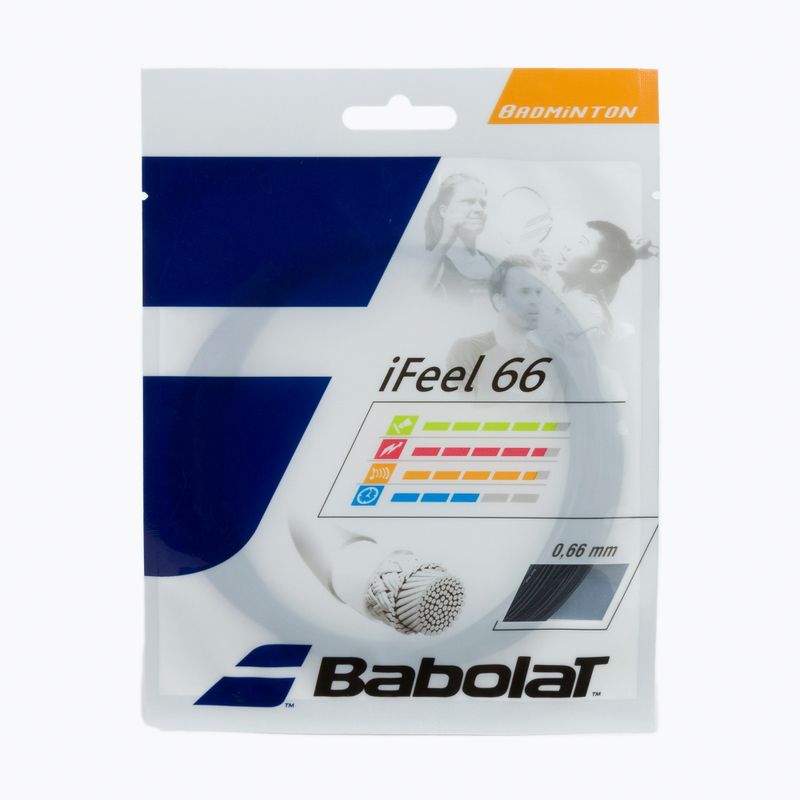 BABOLAT Badmintonsaite bad.iFEEL 10 2 m schwarz 124898