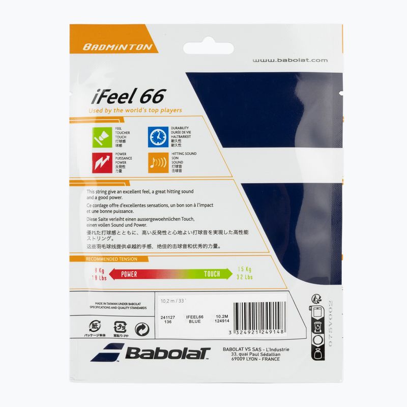 Tennissaiten Babolat bad.iFEEL 10,2M blue 2