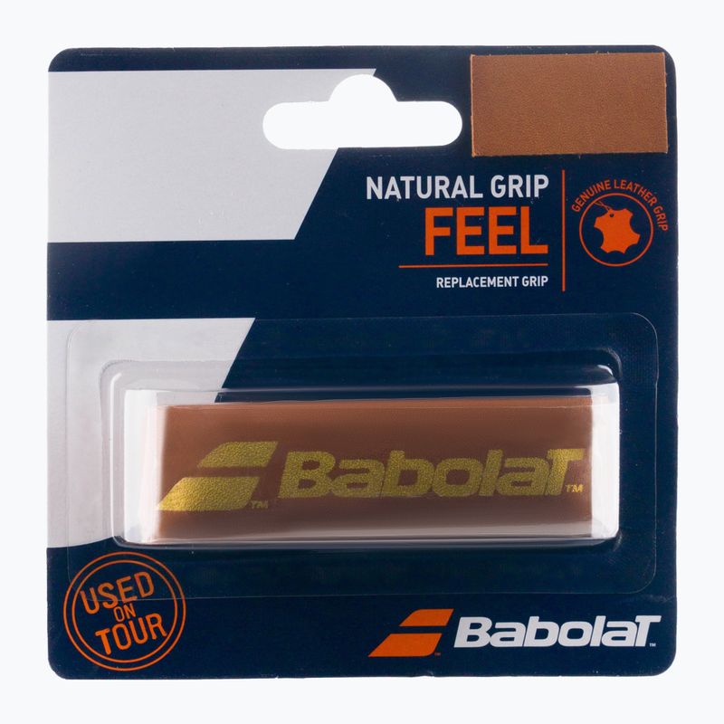 BABOLAT Natural Grip braun Tennisschlägerumwicklung 670063