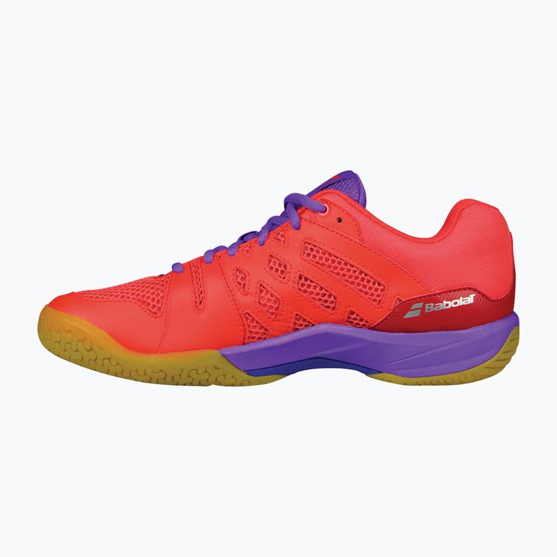 Damen Badmintonschuhe Babolat 18 Shadow Team rosa/lila 3