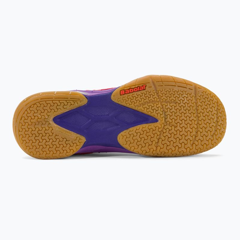 Damen Badmintonschuhe Babolat 18 Shadow Team rosa/lila 6
