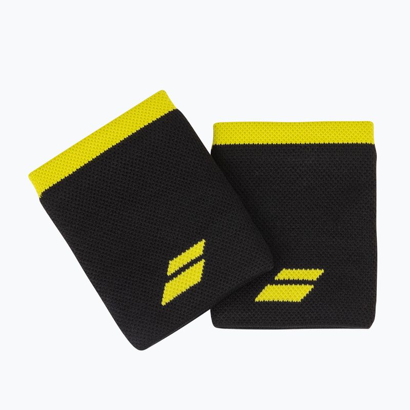 BABOLAT Logo Jumbo-Armband 2 Stück schwarz/gelb 5UA1262 3