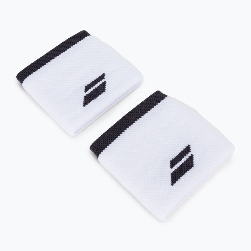 BABOLAT Logo-Armband 2 Stk. weiß und schwarz 5UA1261