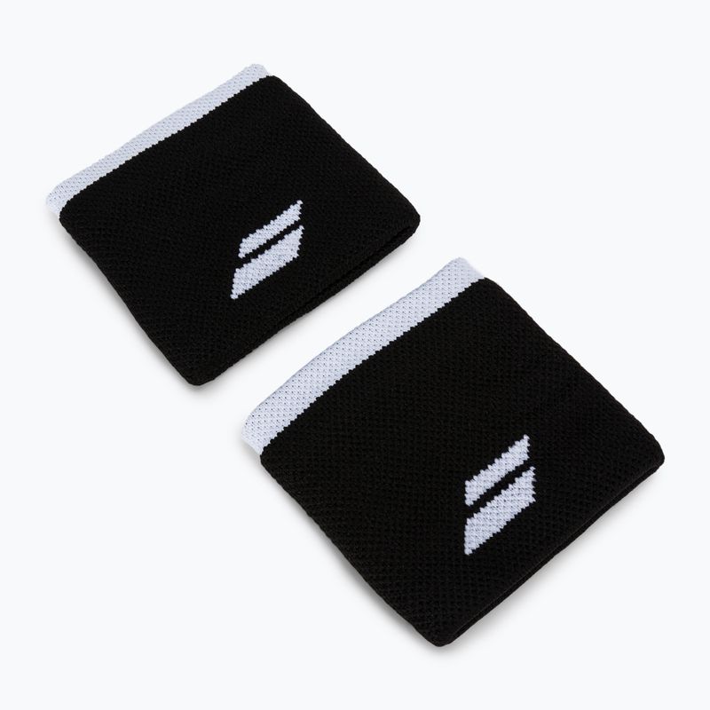 BABOLAT Logo-Armband 2 Stück schwarz & weiß 5UA1261