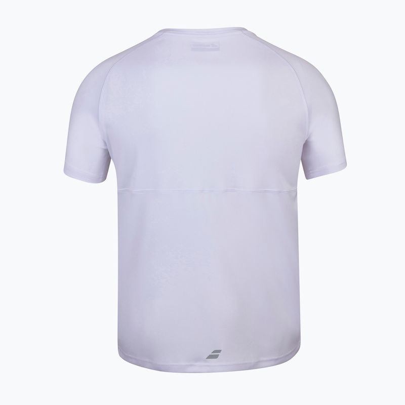 Kinder-Tennisshirt BABOLAT Play weiß 3BP1011 3