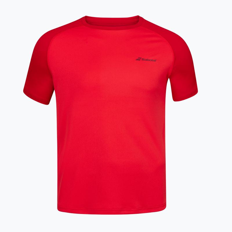 Kinder-Tennisshirt BABOLAT Play rot 3BP1011
