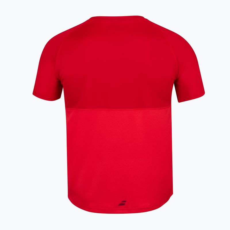 Kinder-Tennisshirt BABOLAT Play rot 3BP1011 3