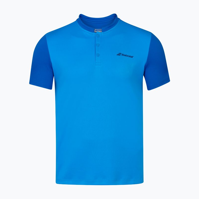Kinder-Tennis-Poloshirt BABOLAT Play blau 3BP1021
