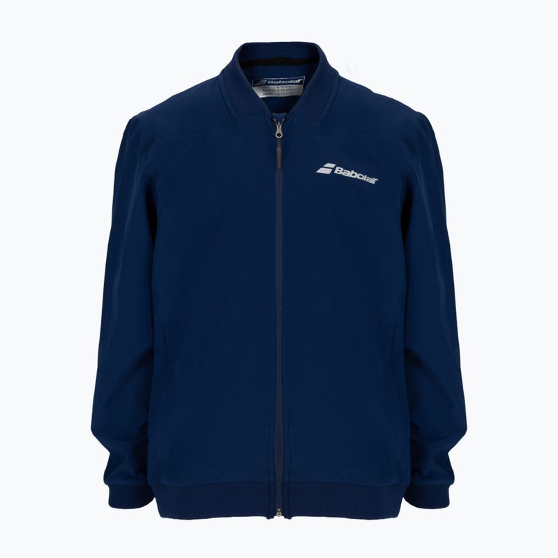 Kinder-Tennis-Sweatshirt BABOLAT Play navy blau 3JP1121