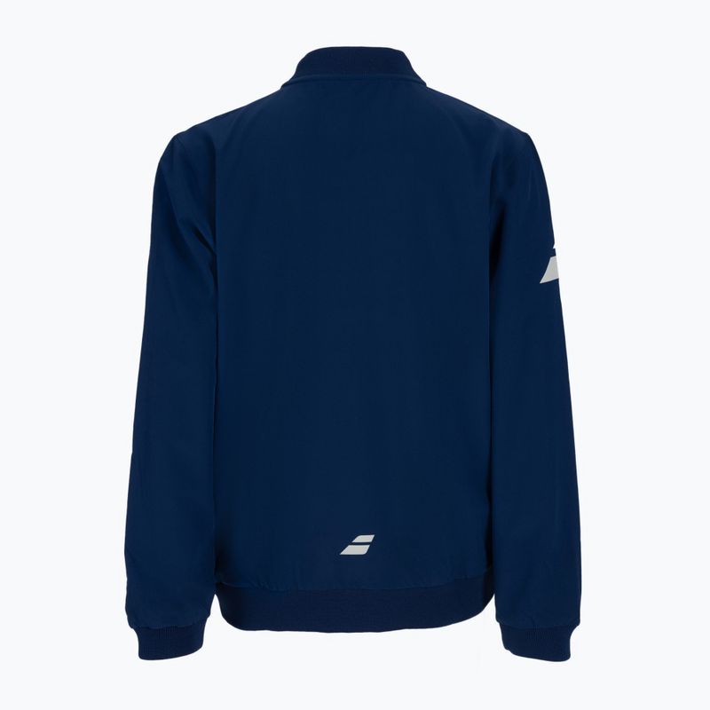 Kinder-Tennis-Sweatshirt BABOLAT Play navy blau 3JP1121 2
