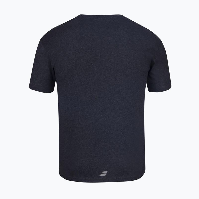 Babolat Herren-Tennisshirt Exercise schwarz heather 2