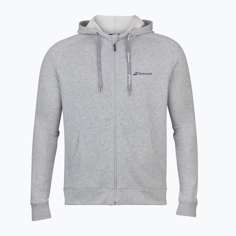 Herren Babolat Übung Hooded Tennis Sweatshirt grau 4MP1121