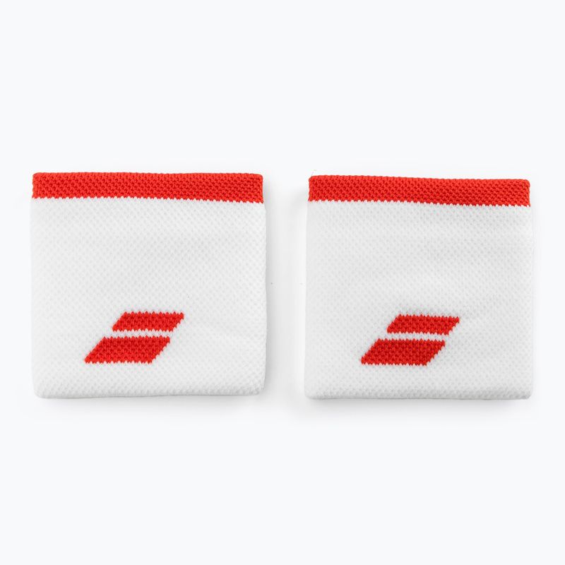 Babolat Logo Handgelenkbandagen 2 Stück weiß 5UA1261 2