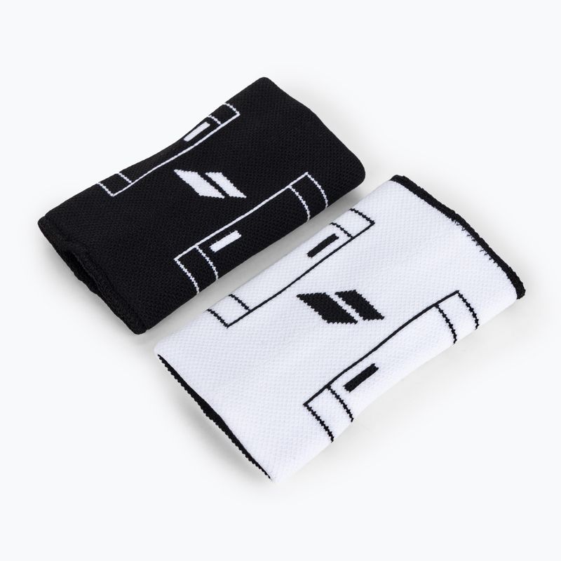 BABOLAT Jumbo Reversible Armband 2 Stück schwarz & weiß 5UA1281