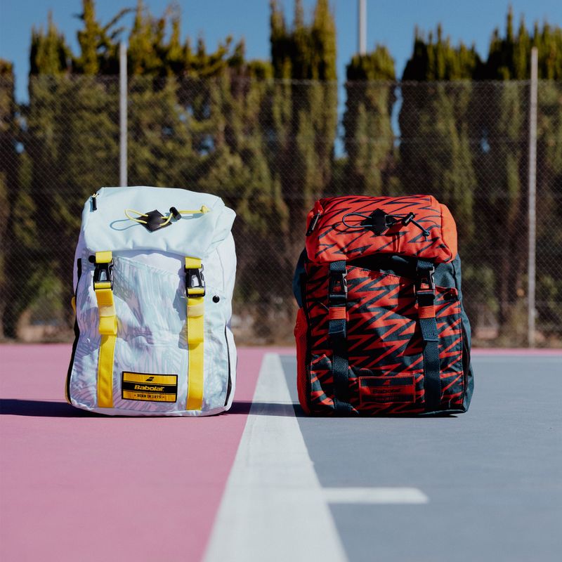 Kinder-Tennisrucksack BABOLAT Backpack Club Junior Girl 16 l weiß 753093