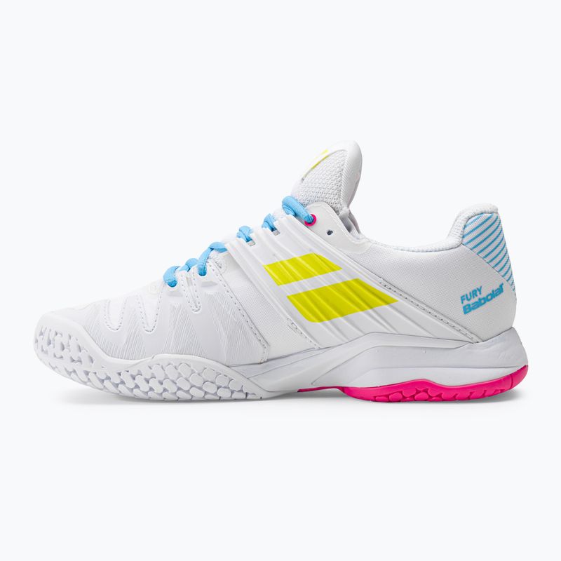Babolat Damen Tennisschuhe 21 Jet Mach 3 Clay weiß/Schwefel Frühling 10