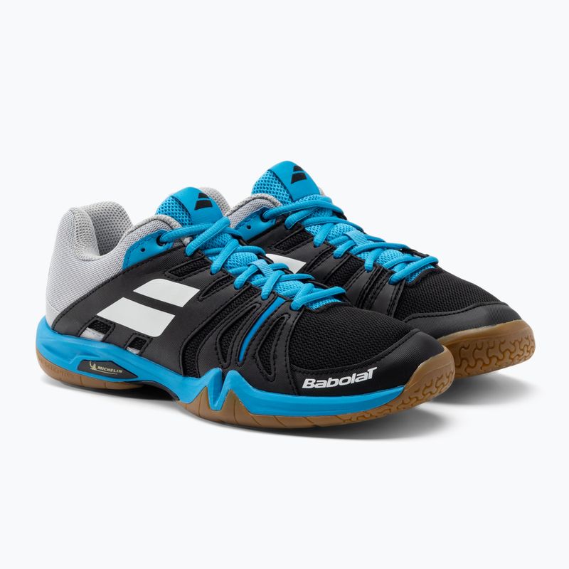 Herren Badmintonschuhe BABOLAT 22 Shadow Team schwarz-blau 30F2105 5