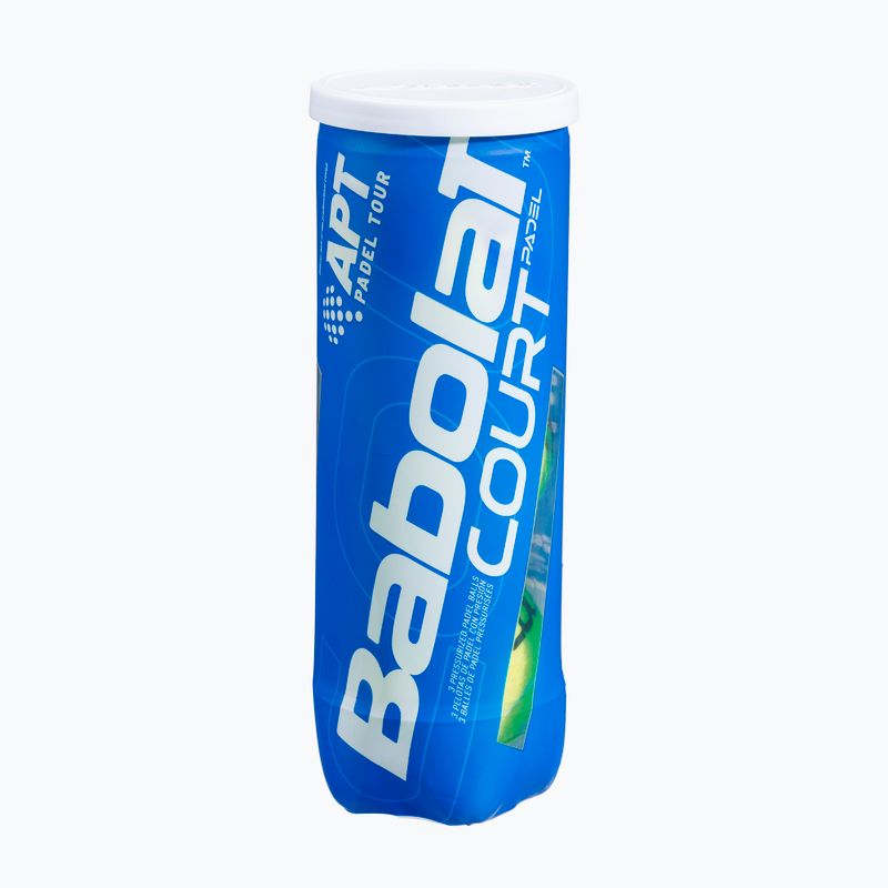 Babolat Court Padel Bälle 3 Stück gelb 501098