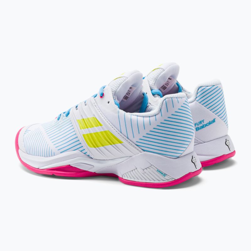 Damen Tennisschuhe BABOLAT 22 Propulse Fury Clay weiß 31S22554 3