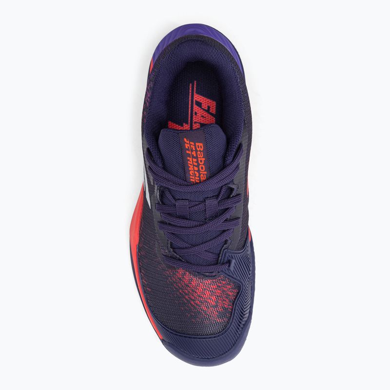 Kinder-Tennisschuhe BABOLAT 22 Jet Mach 3 Clay blau Band 33S22730 6