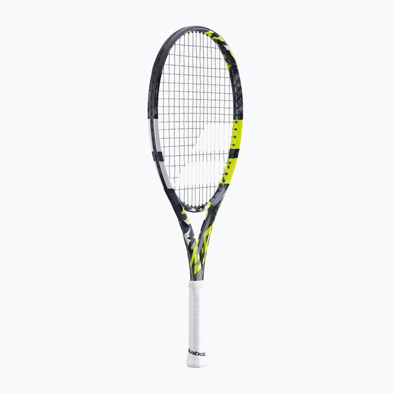 Babolat Pure Aero Junior 25 grau/gelb/weiß Kinder-Tennisschläger 2
