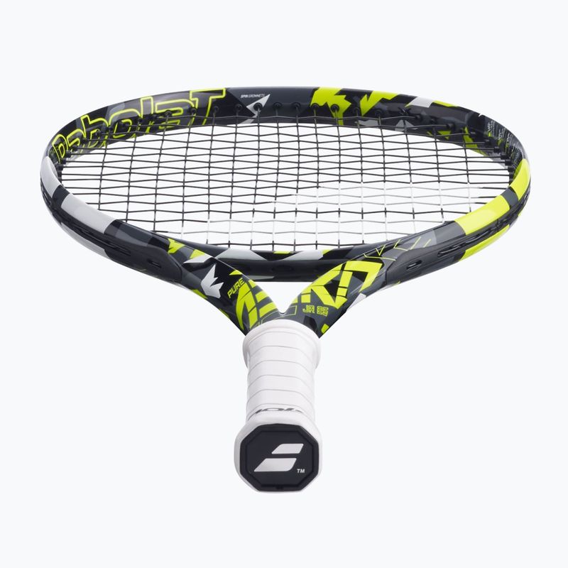 Babolat Pure Aero Junior 25 grau/gelb/weiß Kinder-Tennisschläger 4