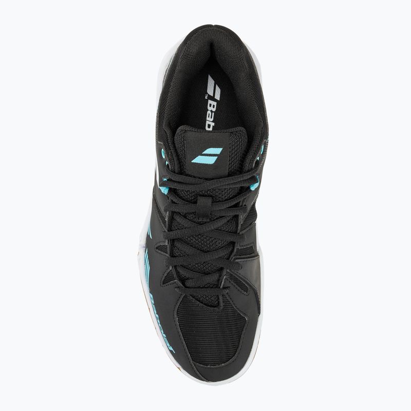 Badmintonschuhe Herren Babolat Shadow Spirit black/light blue 5