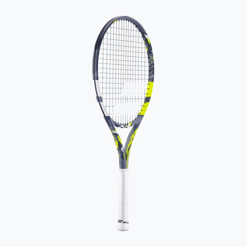 Babolat Aero Junior 26 grau/gelb/weiß Kinder-Tennisschläger 7