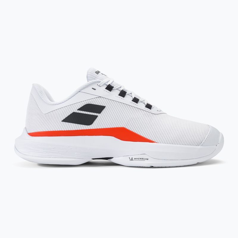 Tennisschuhe Herren Babolat Jet Tere 2 All Court white/strike red 2