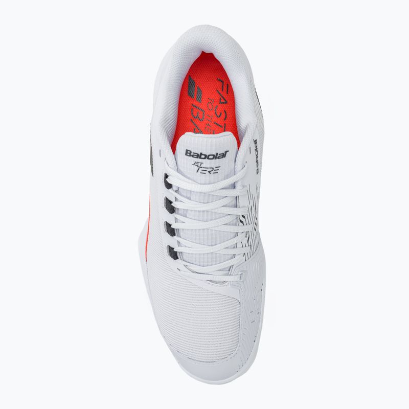 Tennisschuhe Herren Babolat Jet Tere 2 All Court white/strike red 5