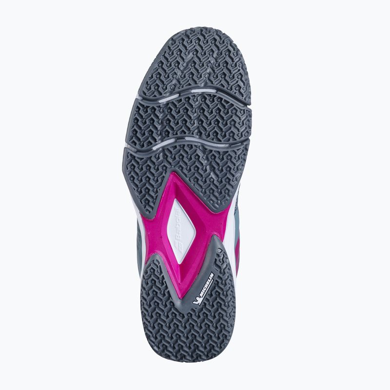 Padel Schuhe Damen Babolat Sensa north atlantic/ white 11