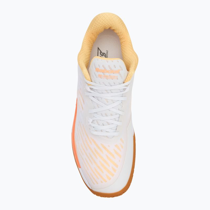 Badmintonschuhe Damen Babolat Shadow Tour 5 W white/ yellow 5