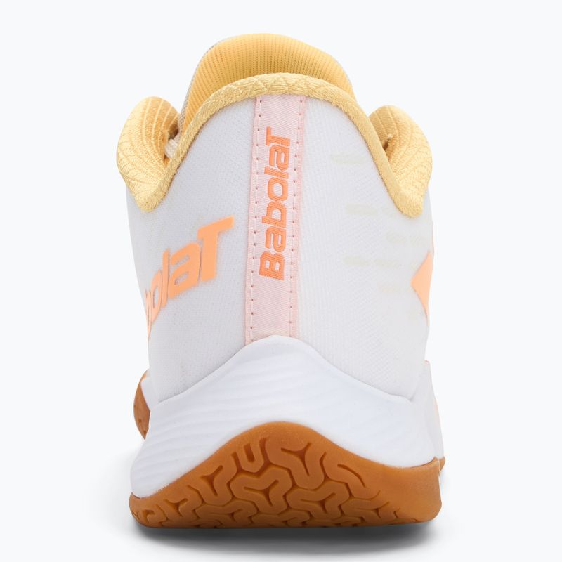 Badmintonschuhe Damen Babolat Shadow Tour 5 W white/ yellow 6