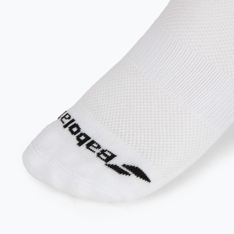 Socken Babolat Invisible 3 Paar S25 white/ white 3