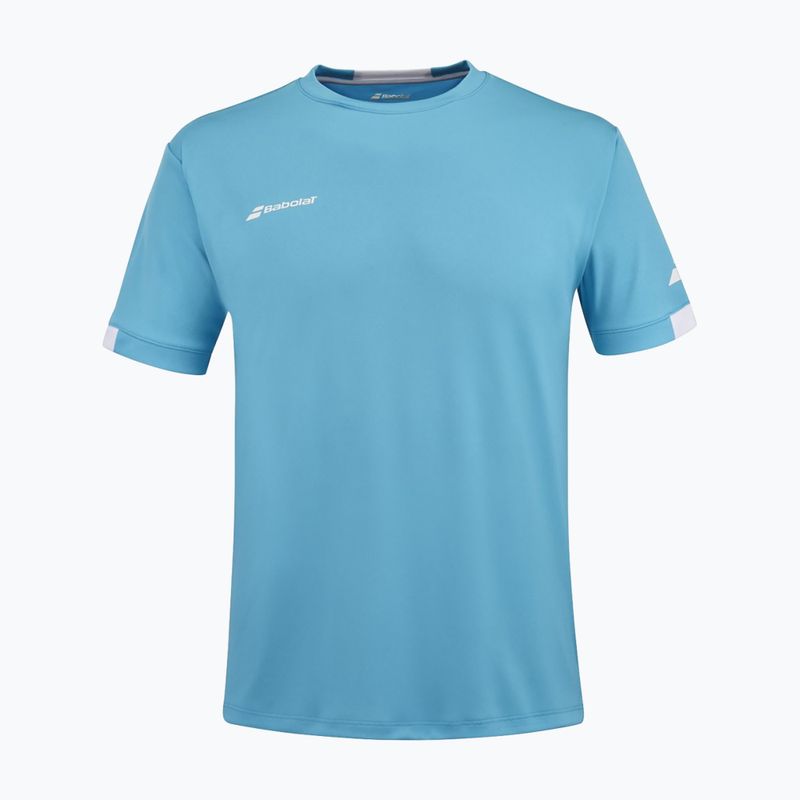 Shirt Herren Babolat Play Crew Neck cyan blue 8