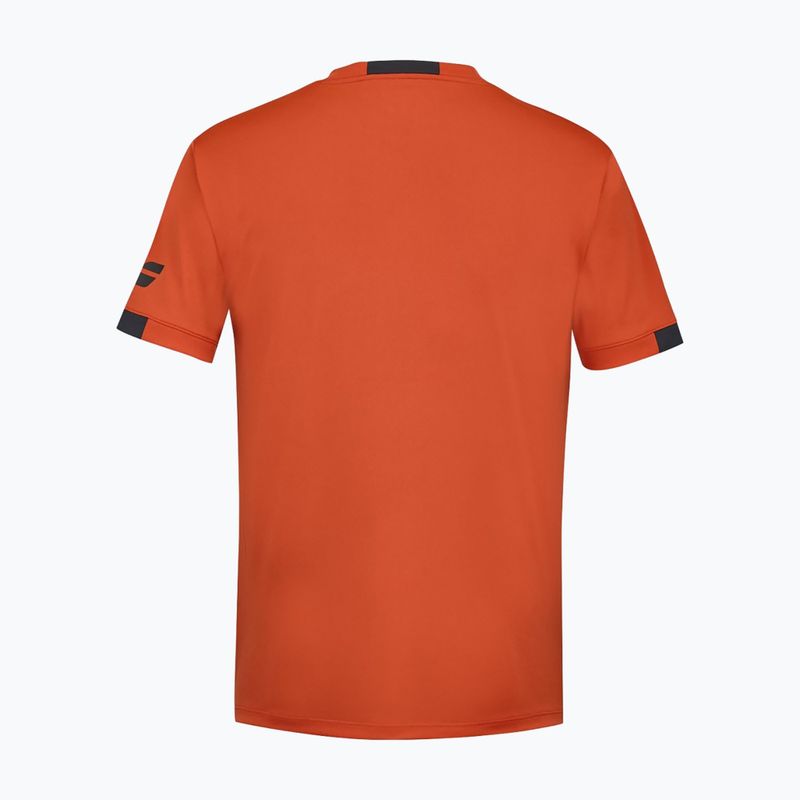 Shirt Herren Babolat Play Crew Neck fiesta red