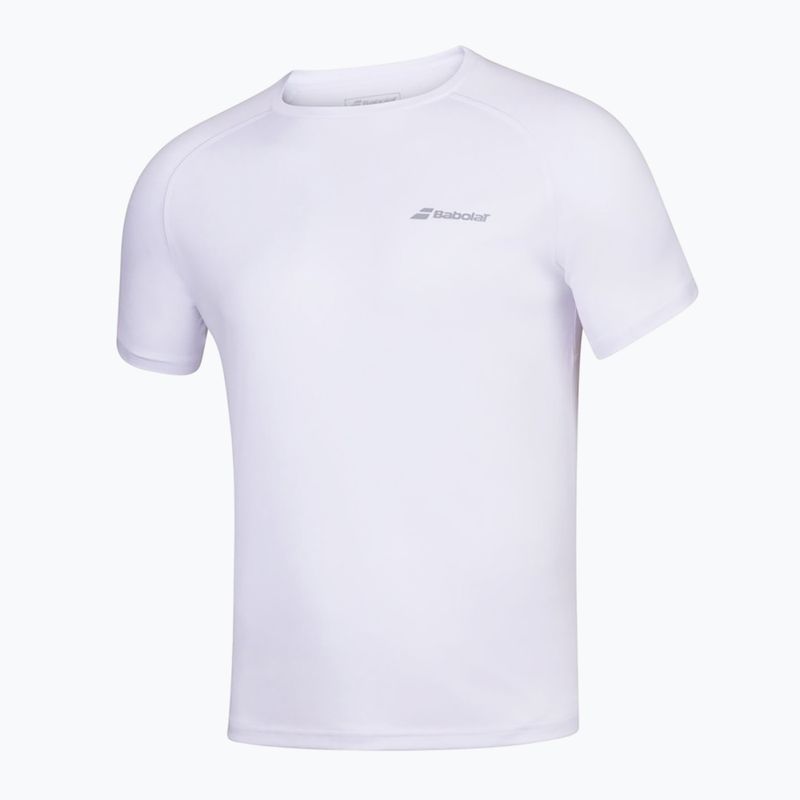 Shirt Kinder Babolat Play Crew Neck white/white 2