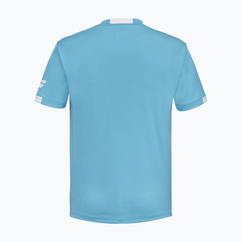 Shirt Kinder Babolat Play Crew Neck Jr cyan blue 2