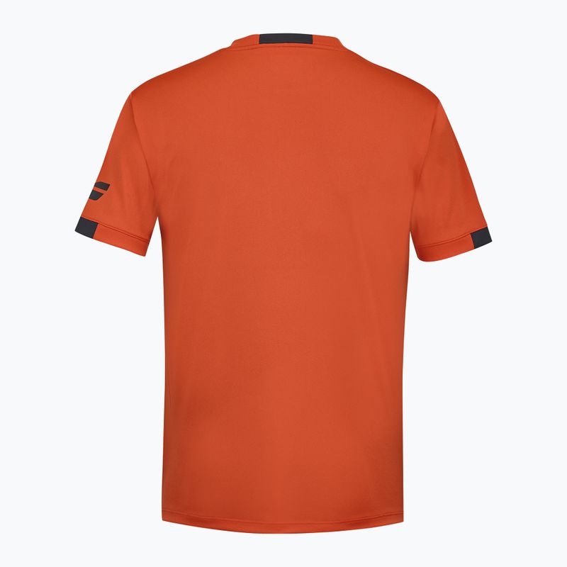 Shirt Kinder Babolat Play Crew Neck Jr fiesta red 2