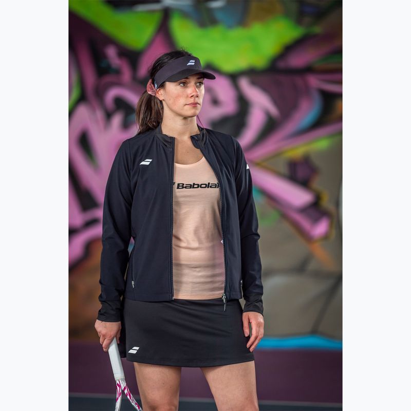 Sweatshrit Hoodie Tennis Damen Babolat Play black/black 3
