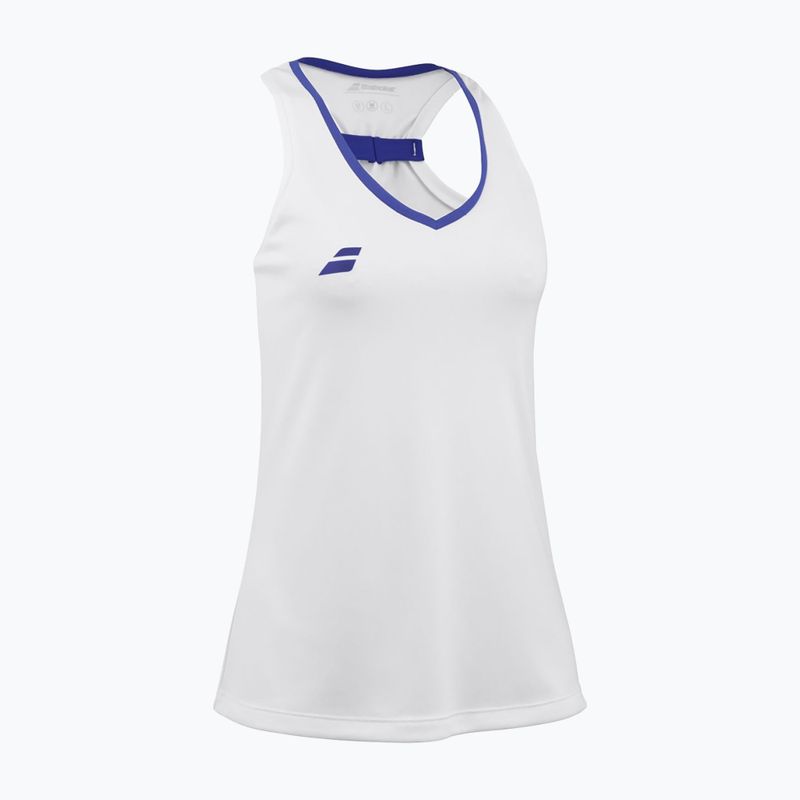 Tank Top Kinder Babolat Play white/ white 3