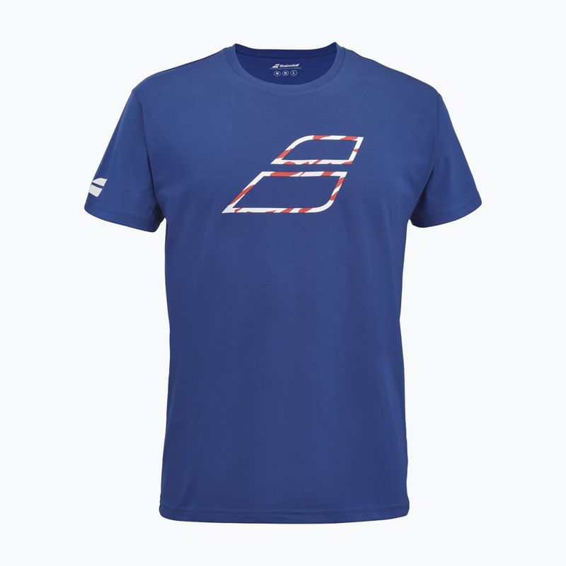 Shirt Herren Babolat Exercise Big Flag sodalite blue
