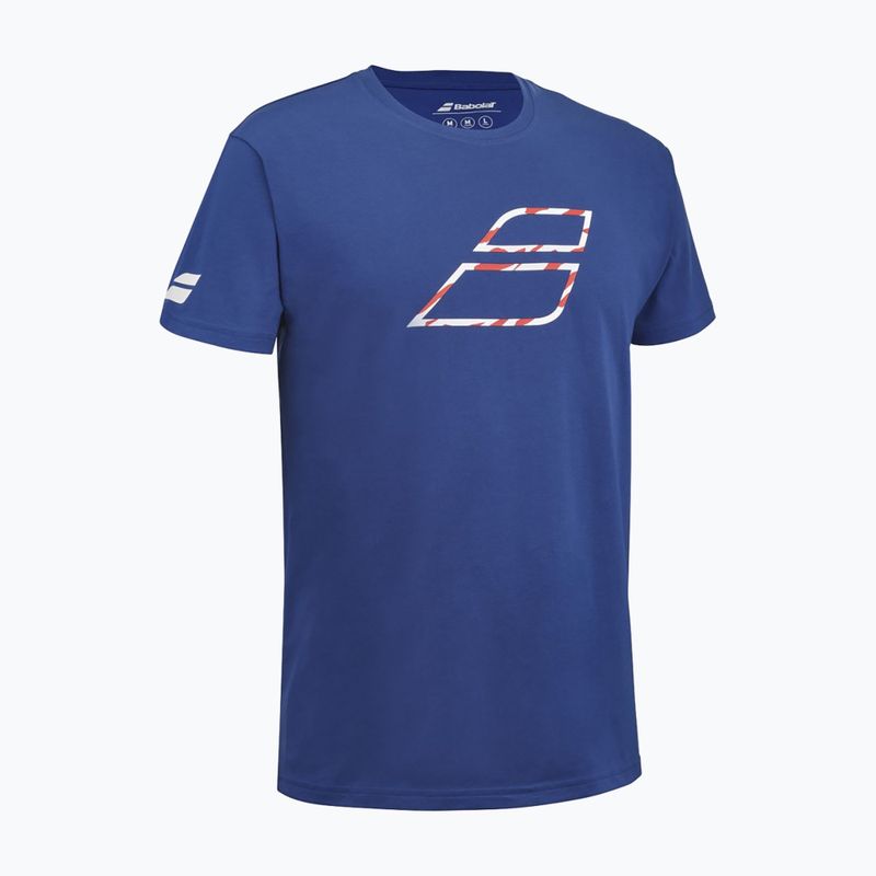 Shirt Herren Babolat Exercise Big Flag sodalite blue 2