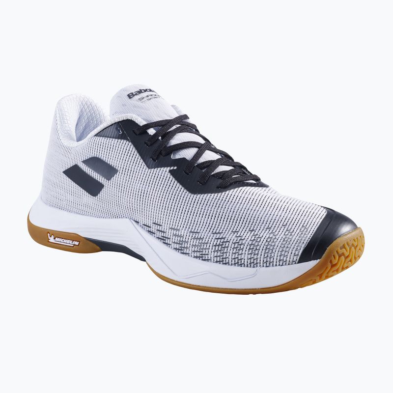 Badminton Schuhe Herren Babolat Shadow Spirit 2 white/ black 8