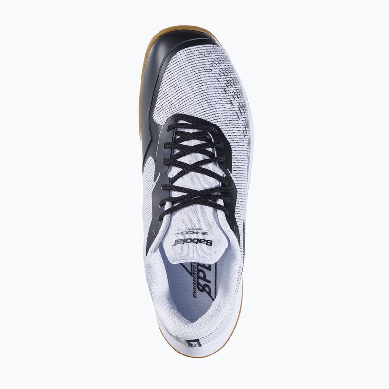 Badminton Schuhe Herren Babolat Shadow Spirit 2 white/ black 12