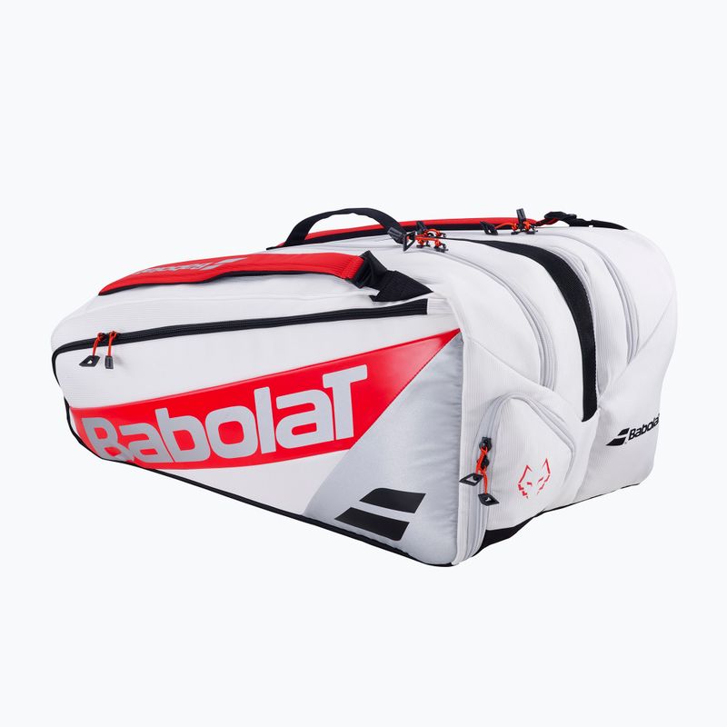 Paddel-Tasche Babolat RH Pro Padel Juan Lebron 62 l white/ silver/ red