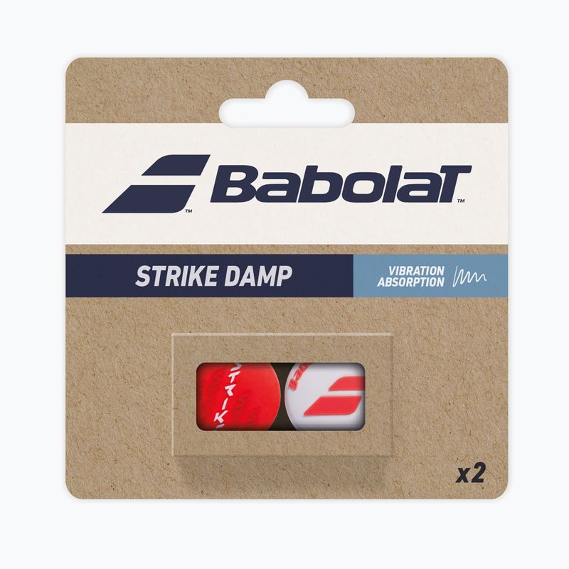 Schwingungsdämpfer Babolat Strike Damp 2 Stk. red/ white