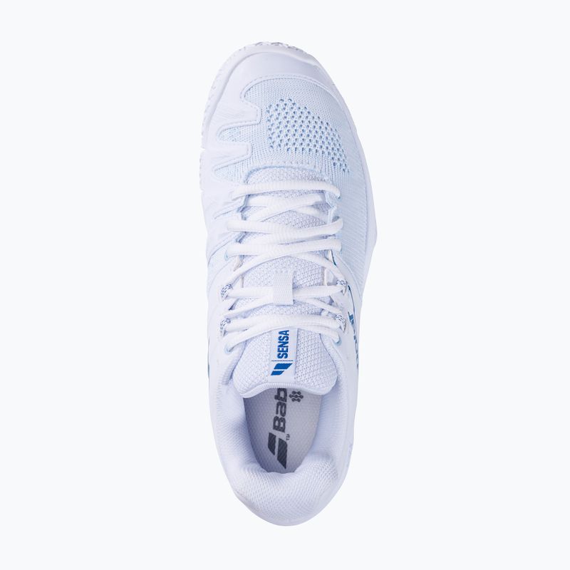 Padelschuhe Damen Babolat Sensa W white/ cool blue 4
