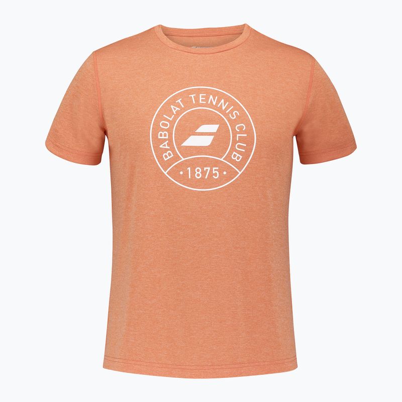 Shirt Herren Babolat Exercise Graphic vibrant orange hthr