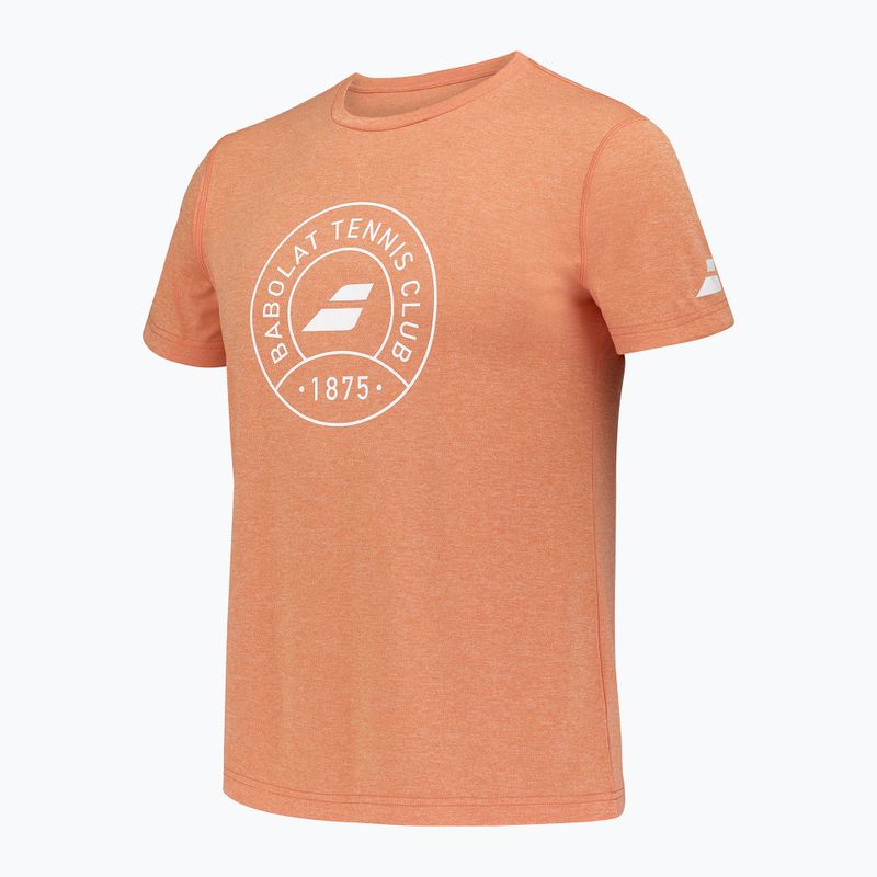Shirt Herren Babolat Exercise Graphic vibrant orange hthr 2